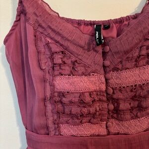 O'Neill Mauve Lace Detail Top
